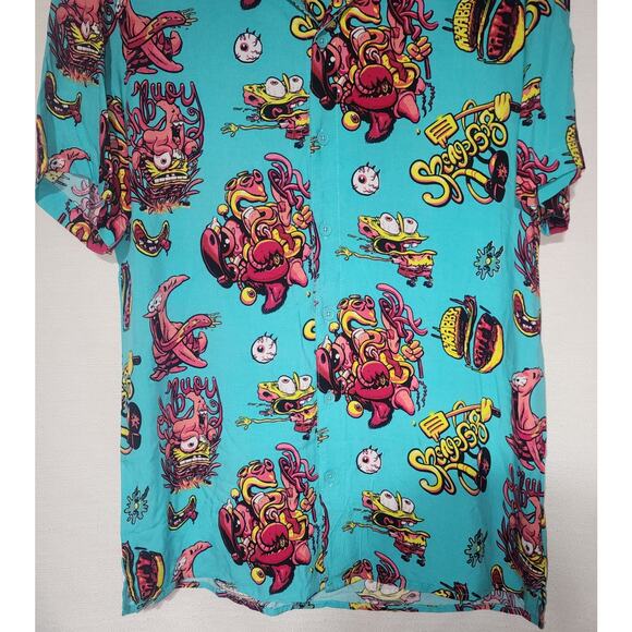 Sponge Bob and Patrick button-up shirt Men's size medium - Picture 5 of 6